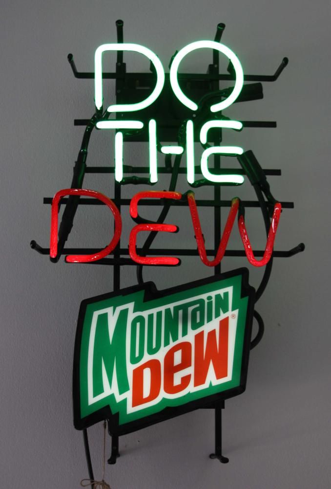 Mountain dew deals light up sign