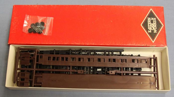 Eastern Car Works 1463 HO Undecorated PRR Z-74 Business Observation Car LNIB