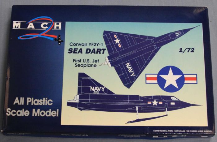 Mach 2 Convair YF2Y-1 Sea Dart Plastic Model Kit Open 1/72 Scale