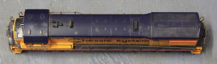 Athearn Minnesota Models HO Scale Chessie C&O 2307 U30B Unpowered Locomotive