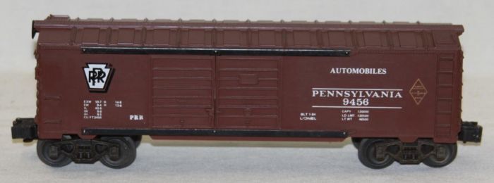 Lionel 6-9456 O-27 Pennsylvania Automobile Double Door Box Car